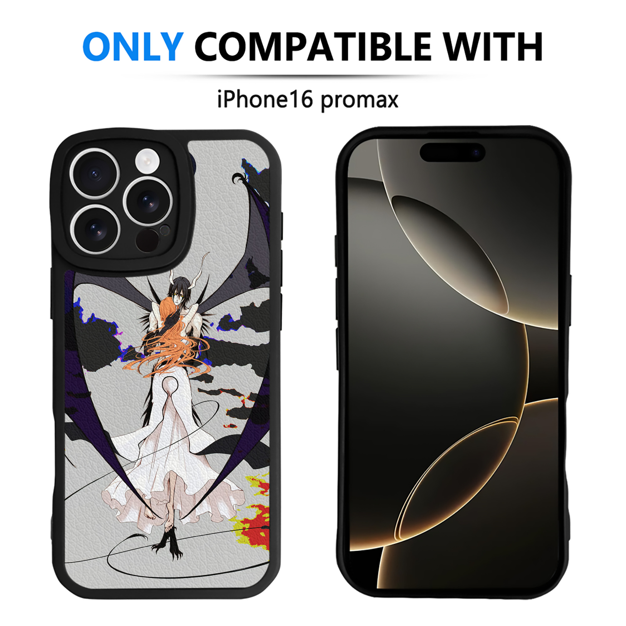 （画像用） ブリーチ BLEACH 【iPhone 16シリーズ対応】シリコンスマホケース（レザー調） 材質：シリコン